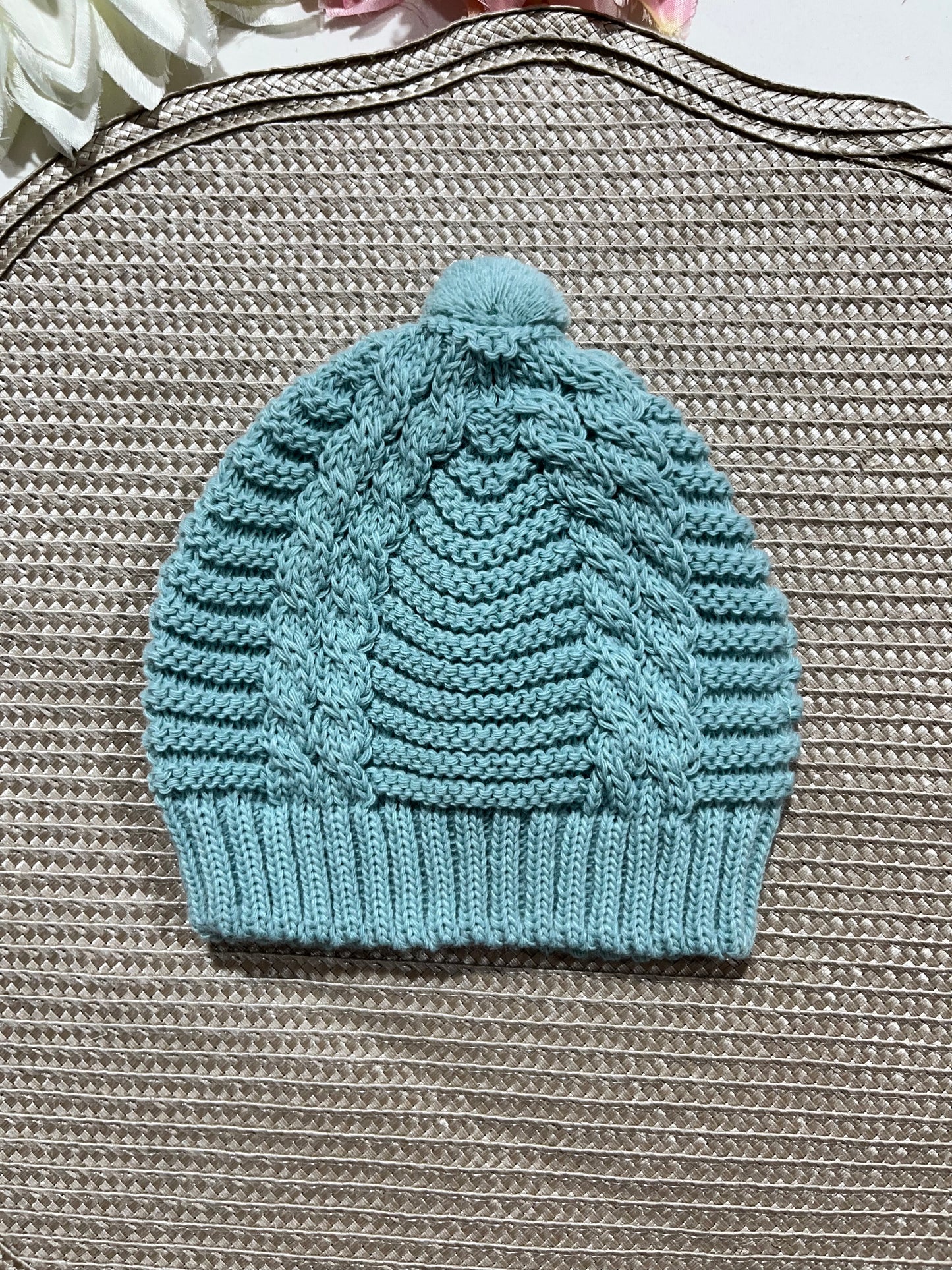 Gorro bebé em malha