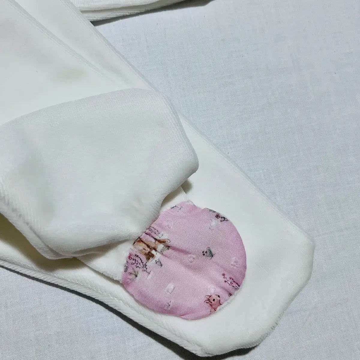 Conjunto de 2 peças em veludo bebé