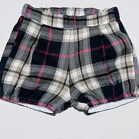 Conjunto camisa e calção xadrez de bebé