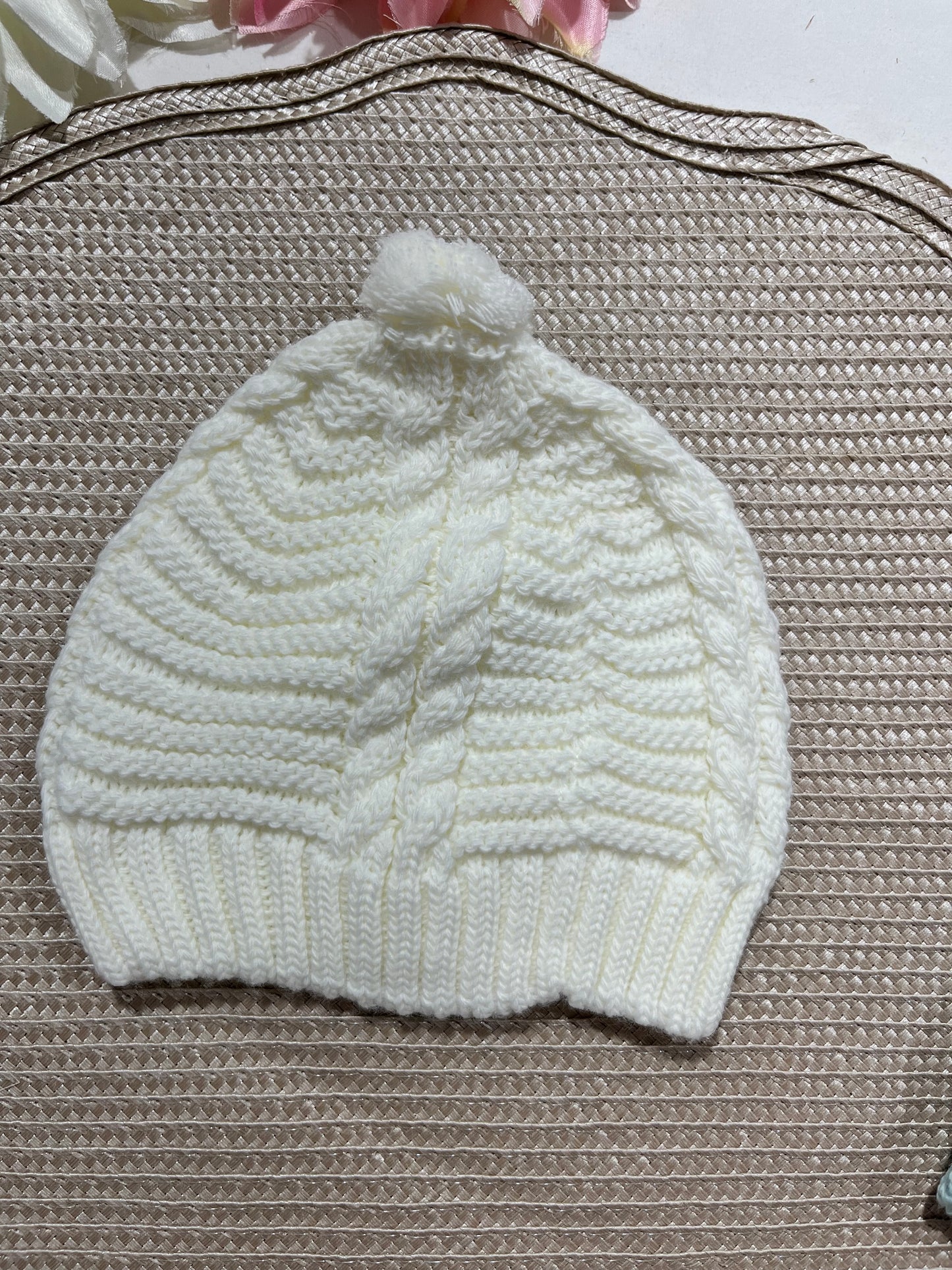Gorro bebé em malha