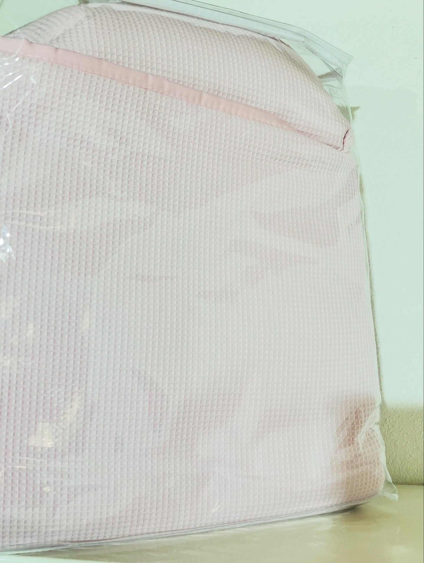 Edredom + almofada para Next 2 me - Rosa bebé