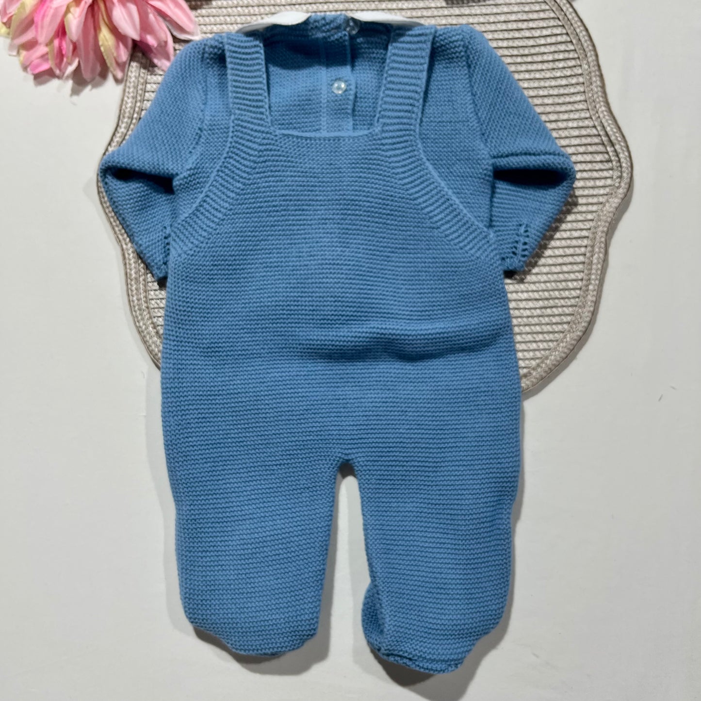 Conjunto Chérie para bebé - 1/3M - Azul cobalto