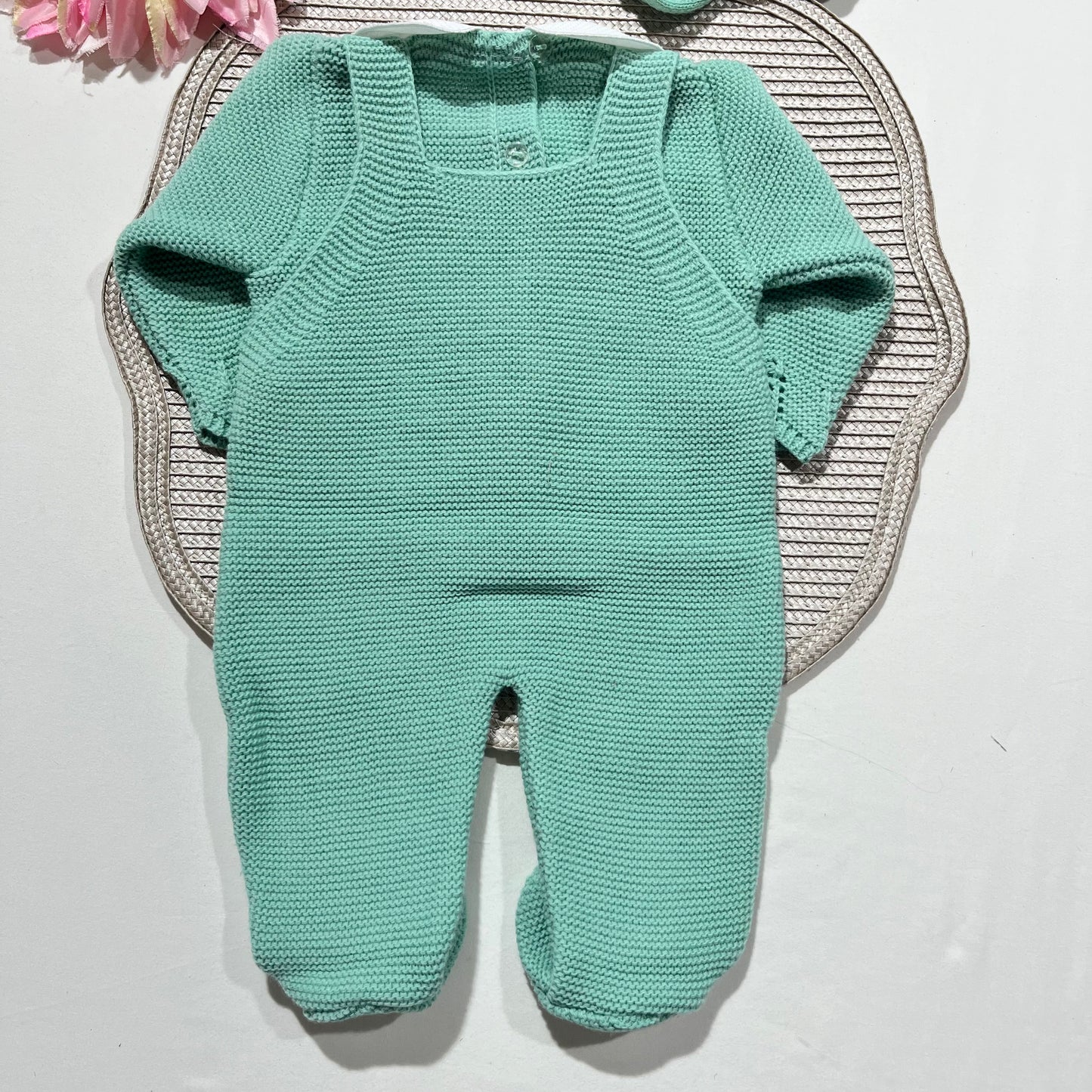 Conjunto Chérie para bebé - 1/3M - Verde seco