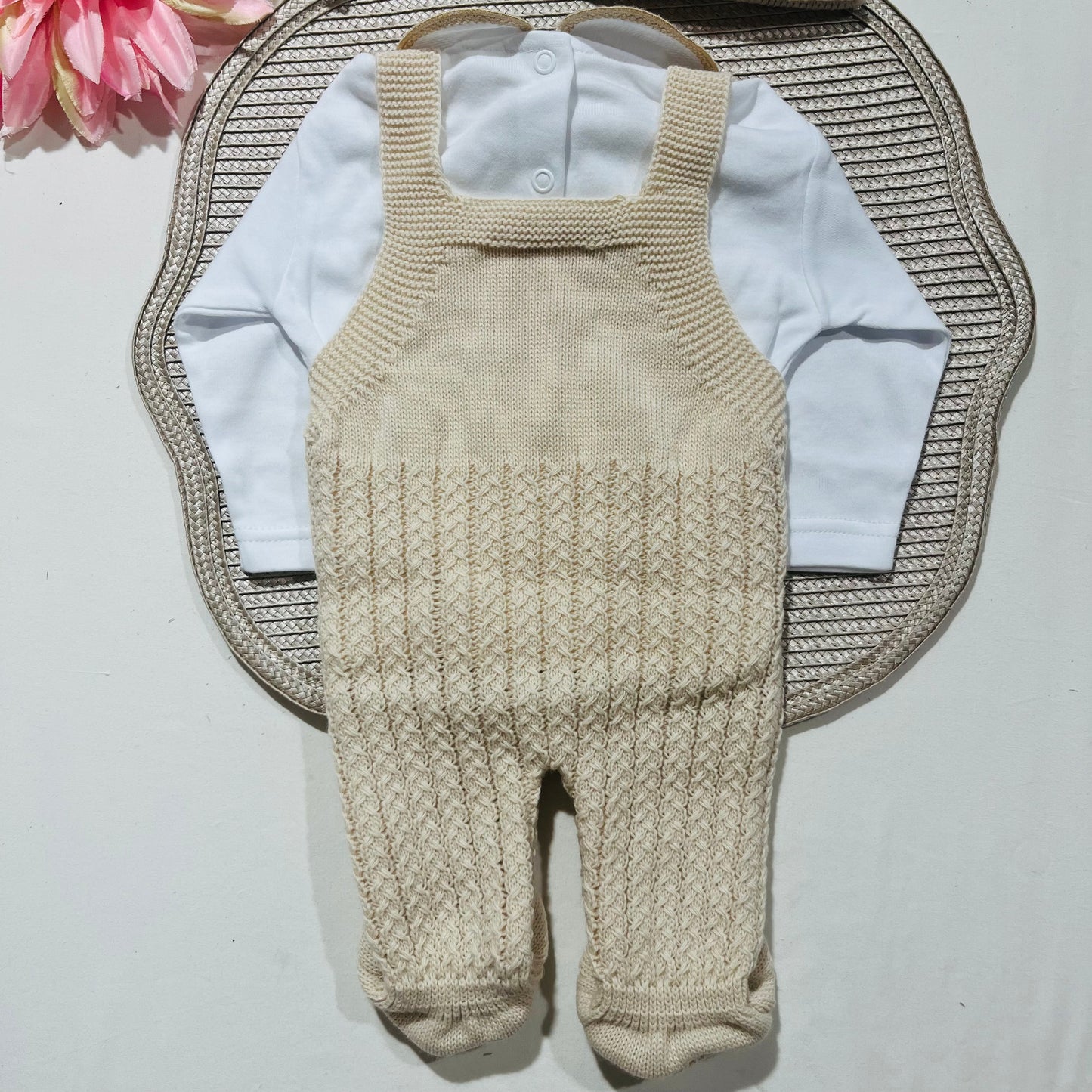 Conjunto Doce para bebé - 1M - Areia