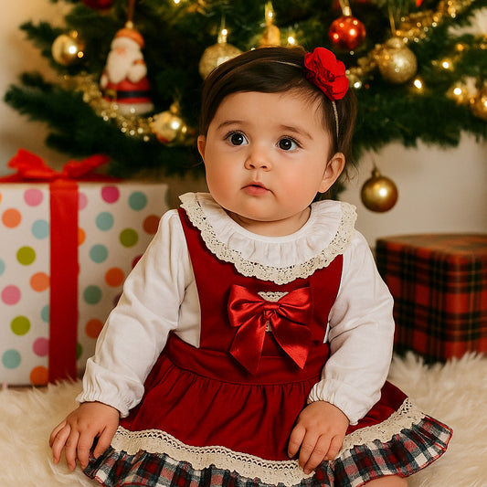 Conjunto Natal Fofo e camisa - 3 aos 12M