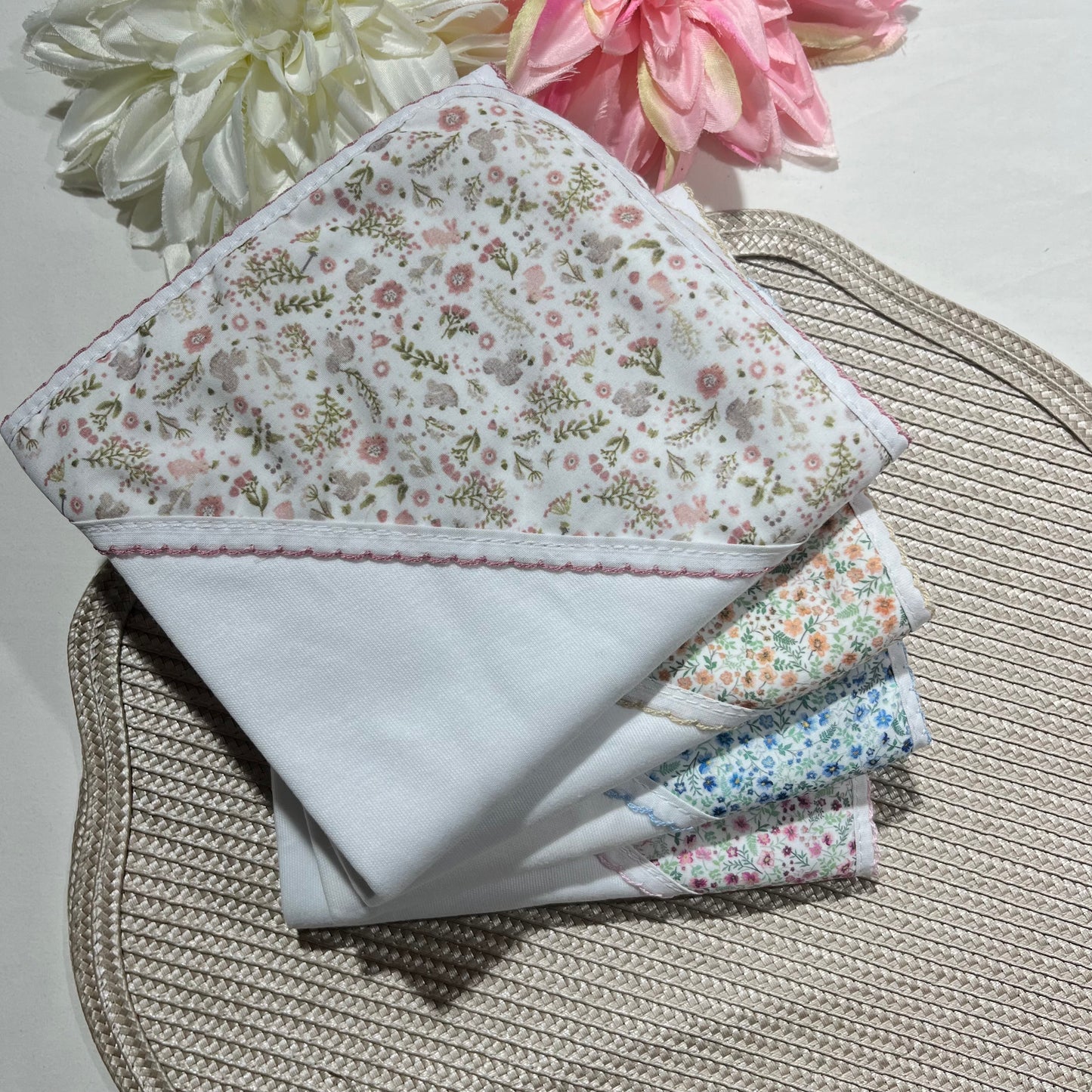 Fralda de algodão - Flor