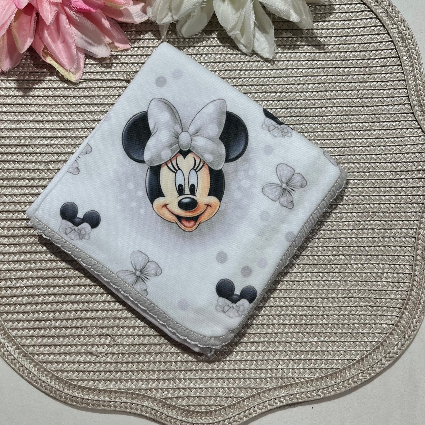 Fralda Minnie em algodão bebé