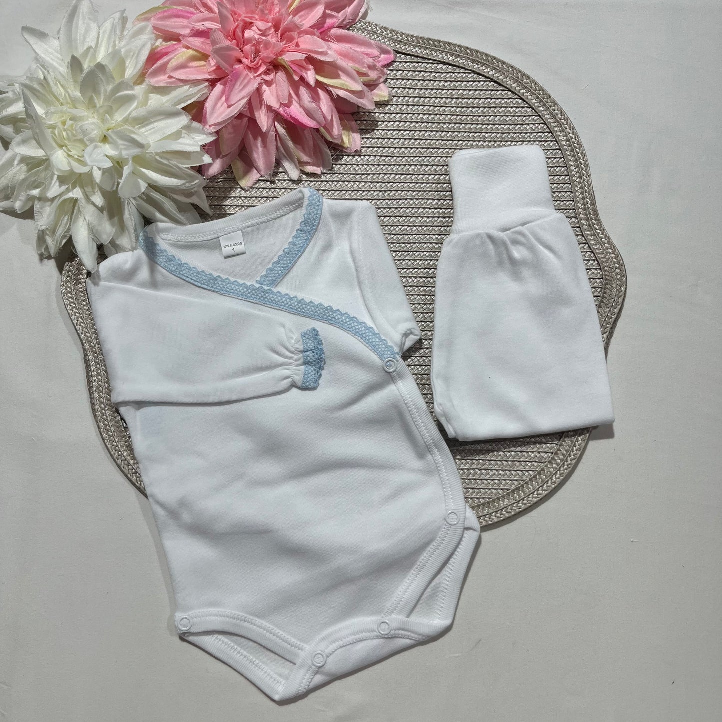 Body e collant interior bebé sem carda ( sem laço)
