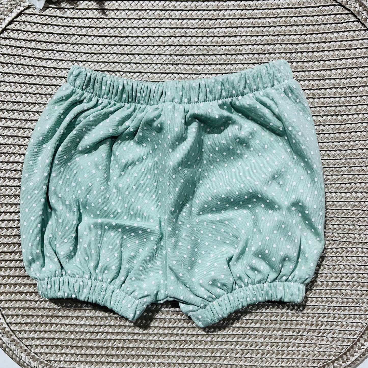 Conjunto de algodão de bebé - Verde seco