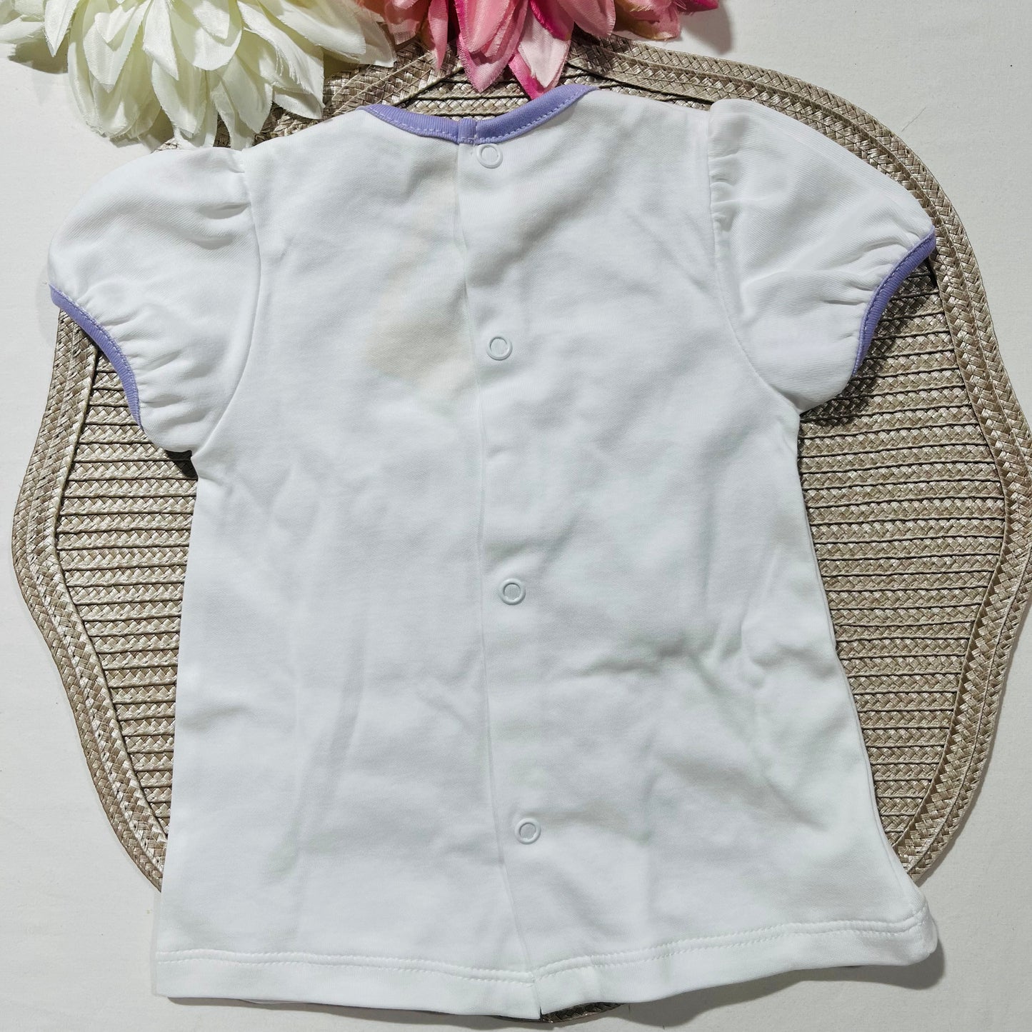 Conjunto de algodão de bebé - Lavanda