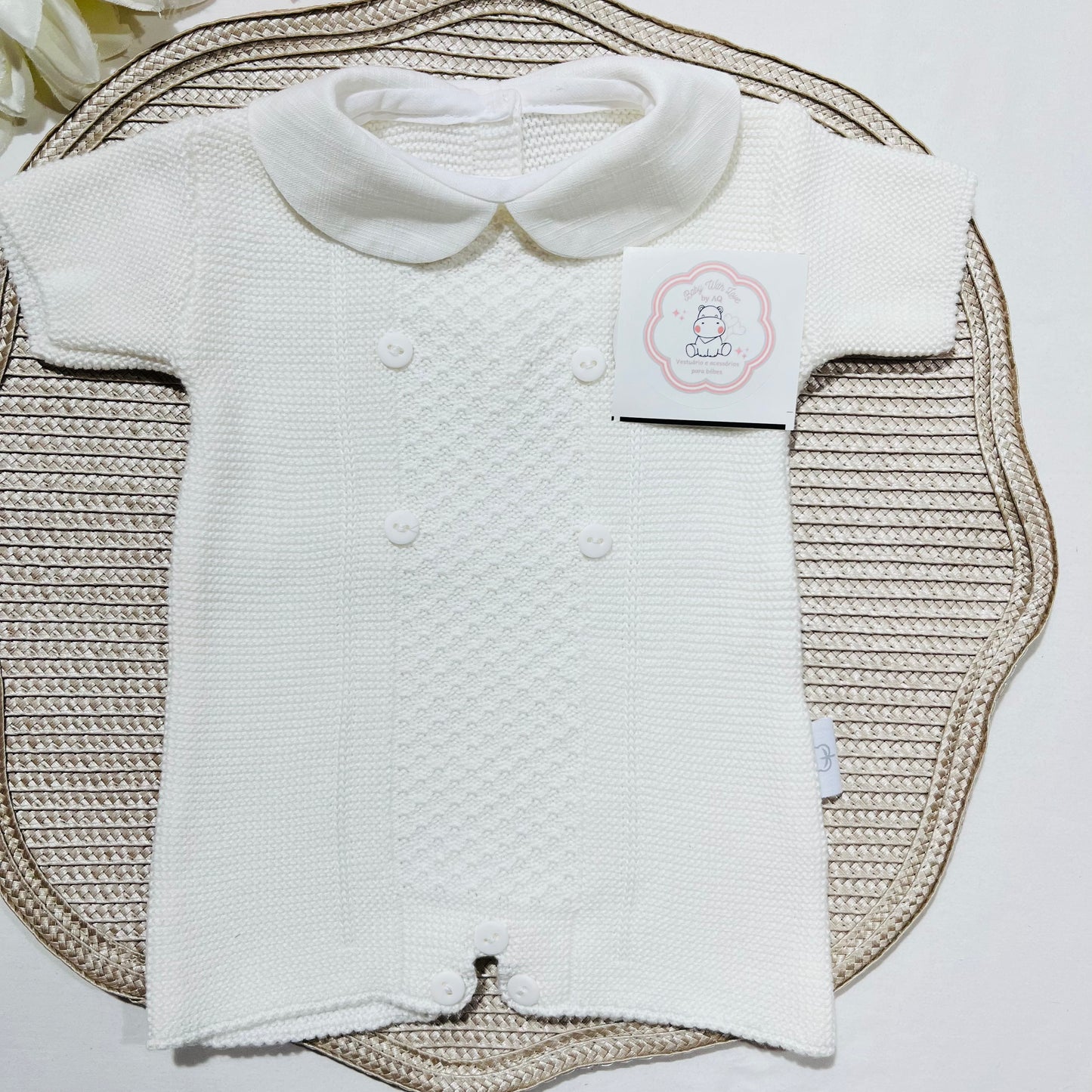 Saída de maternidade para bebé - Fofo de Bebé com modal - Pérola