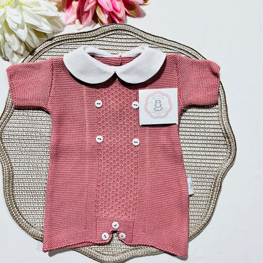 Saída de maternidade  para bebé- Fofo de Bebé com modal -  Rosa velho