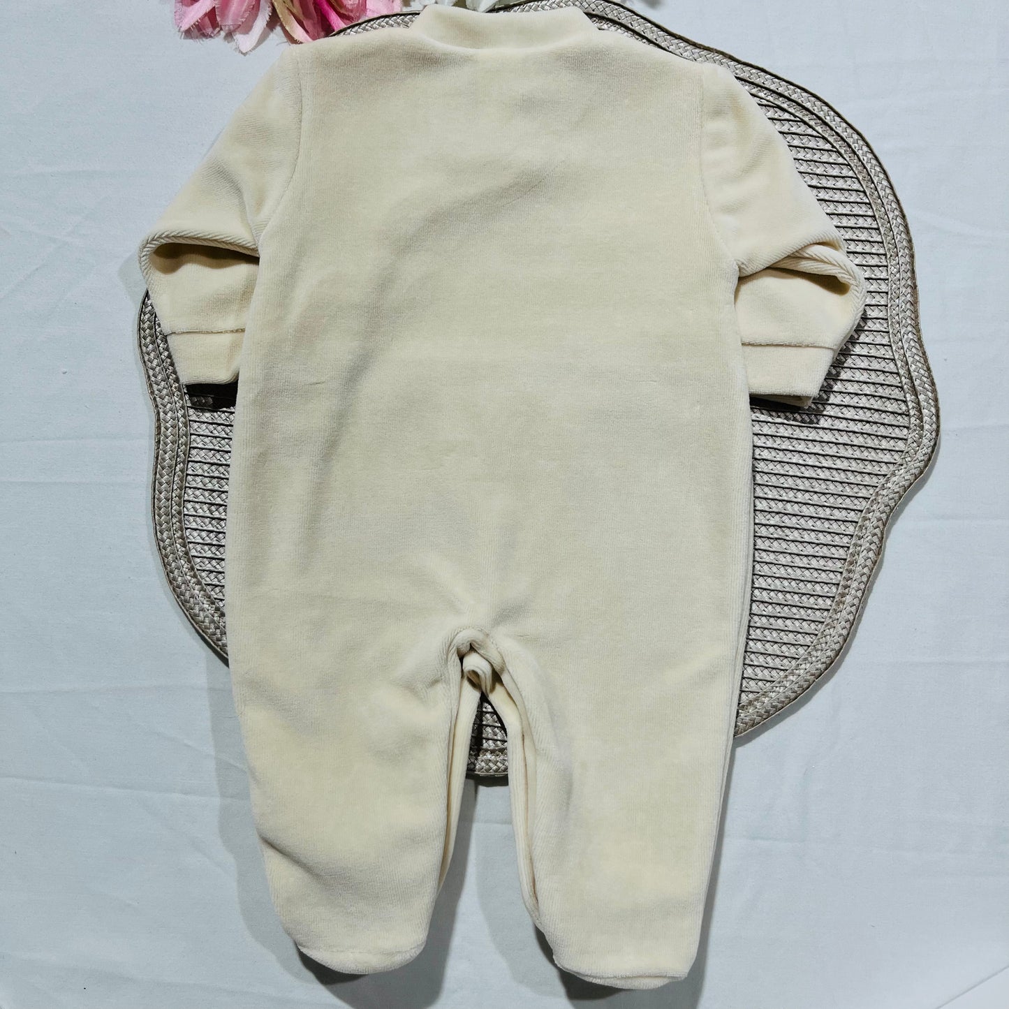 Babygrow Baby em veludo para bebé