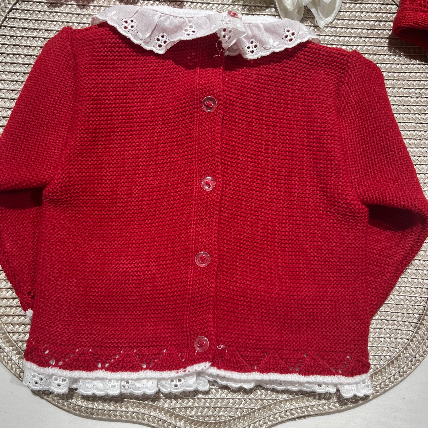 Saída de Maternidade - conjunto de 3 peças em malha- 1/3M - Diana