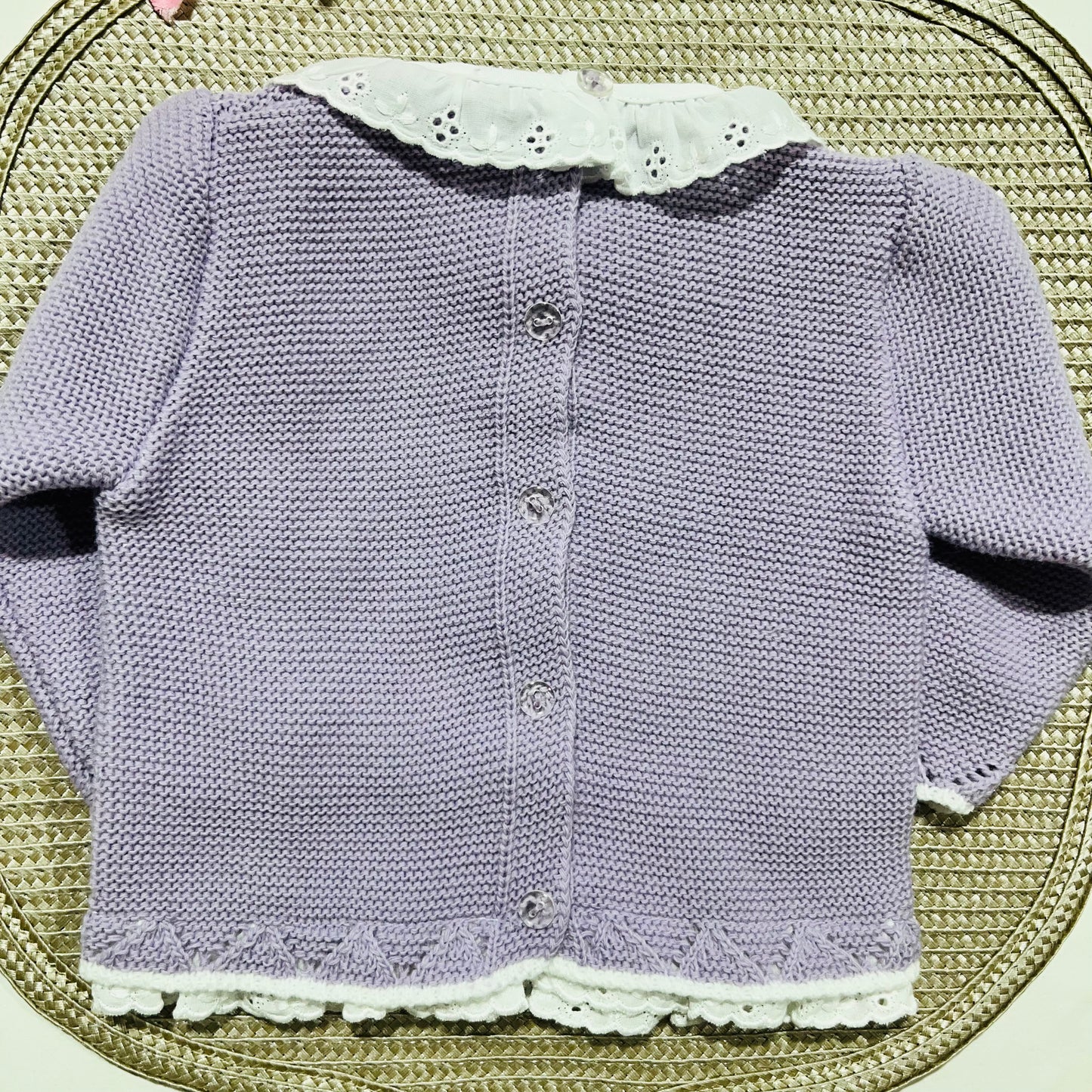 Saída de Maternidade - conjunto de 3 peças em malha- 1/3M - Diana