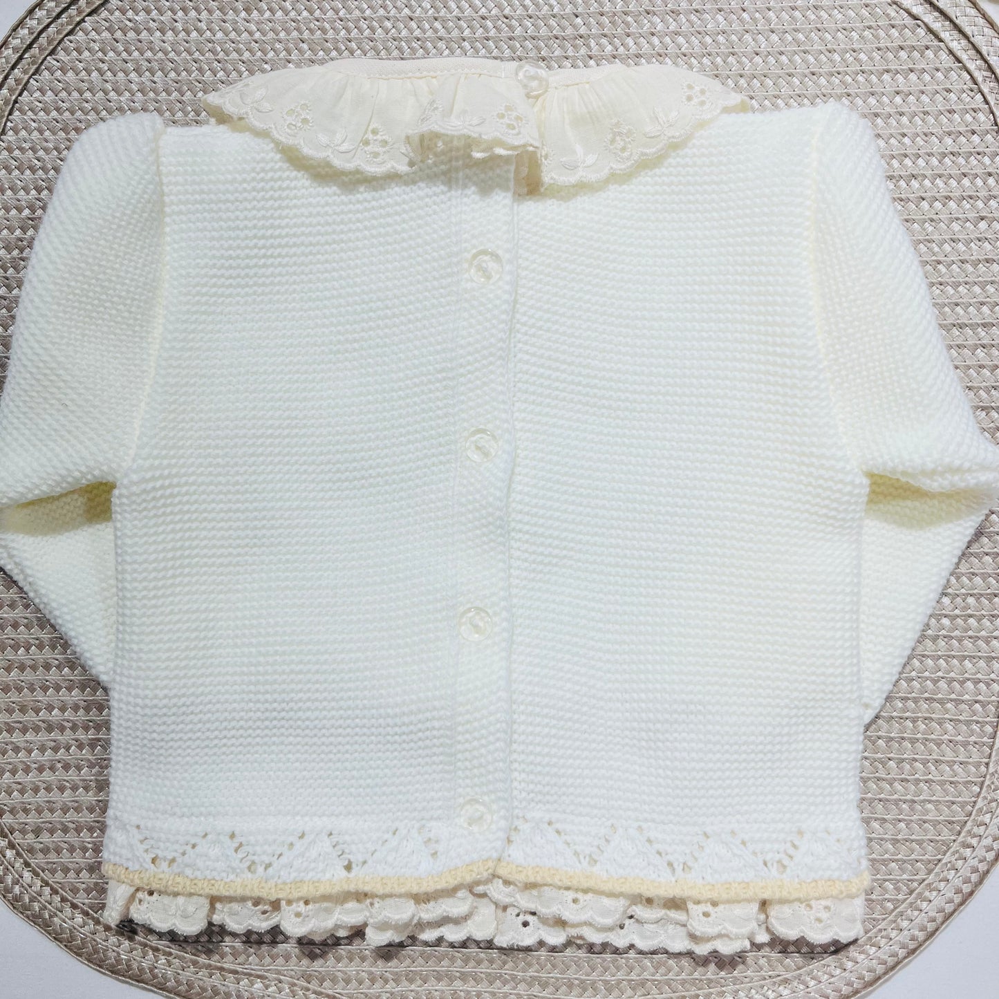 Saída de Maternidade - conjunto de 3 peças em malha- 1/3M - Diana