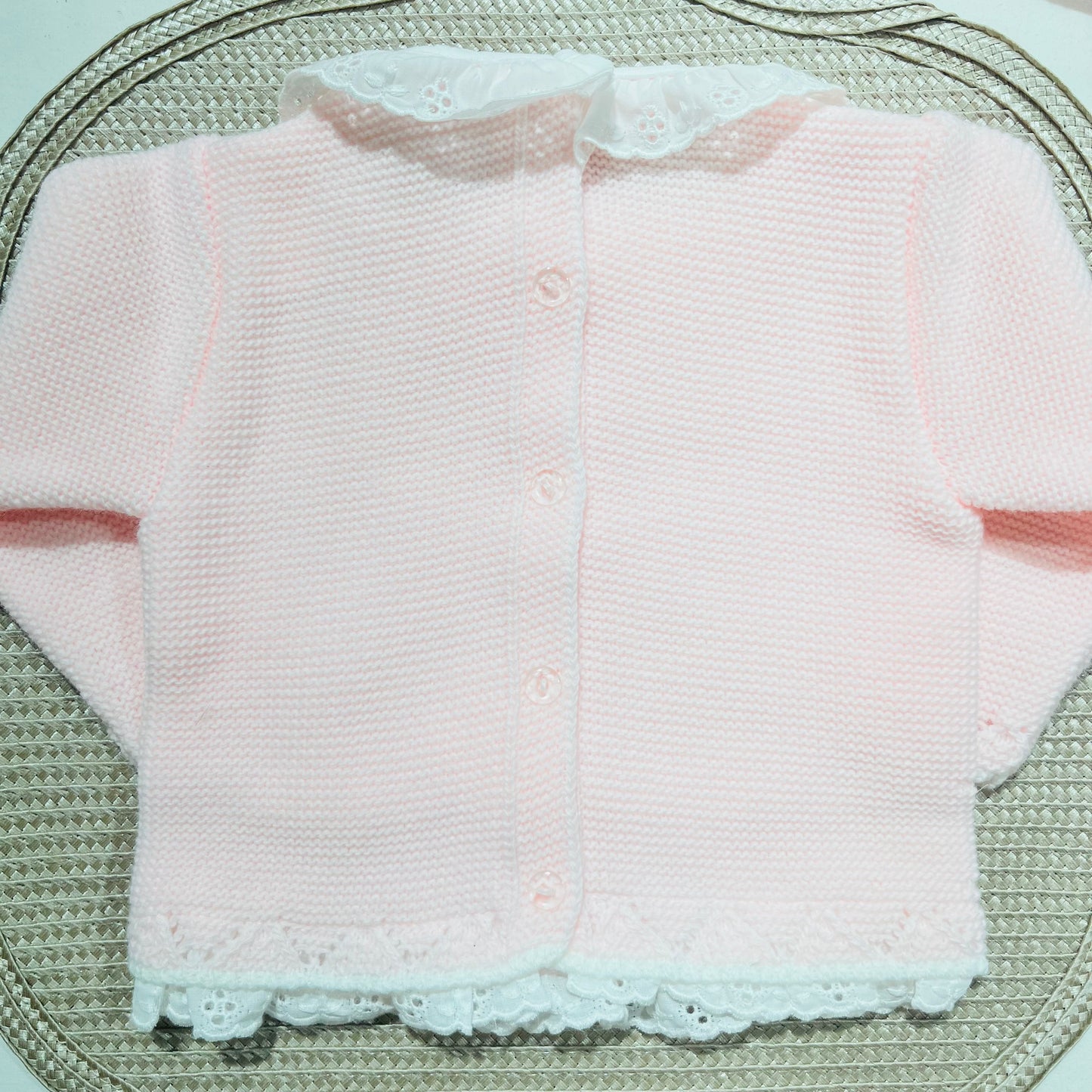 Saída de Maternidade - conjunto de 3 peças em malha- 1/3M - Diana