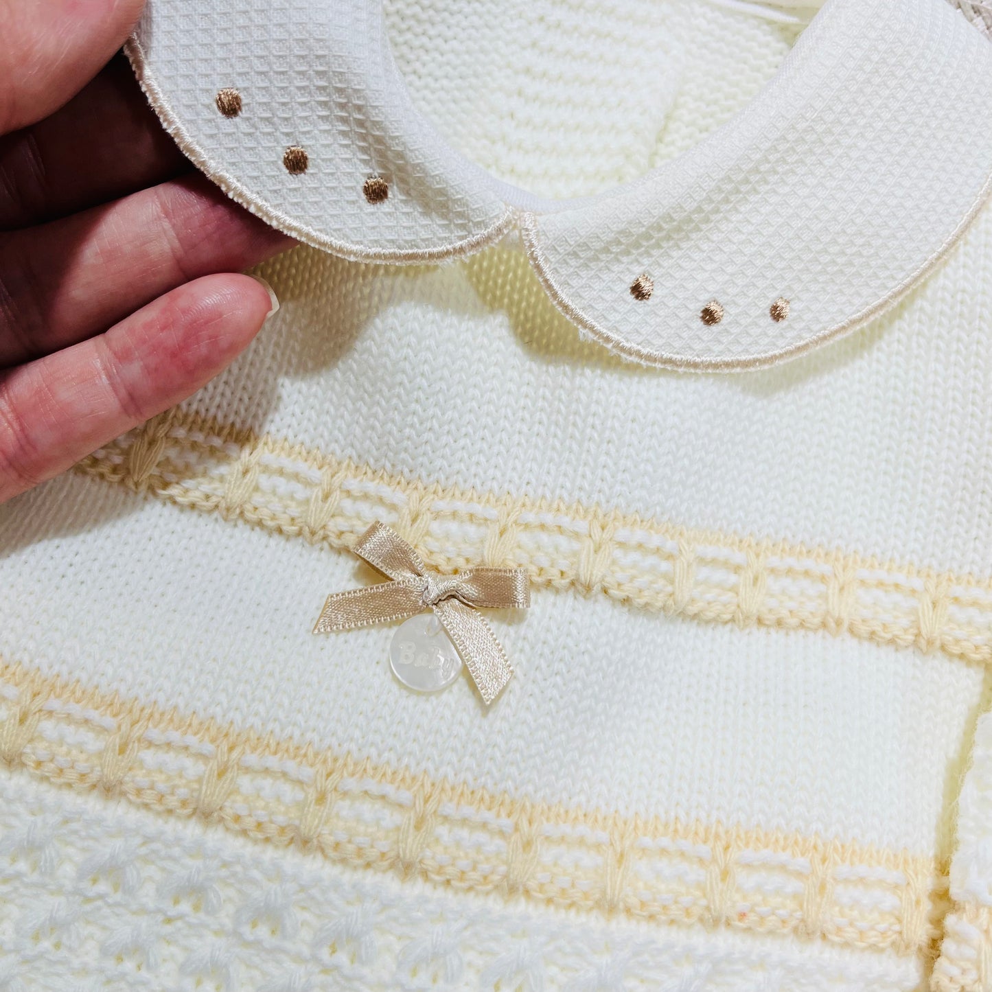 Conjunto de Saída de maternidade para Bebé 0-3 meses - Doçura - Pérola