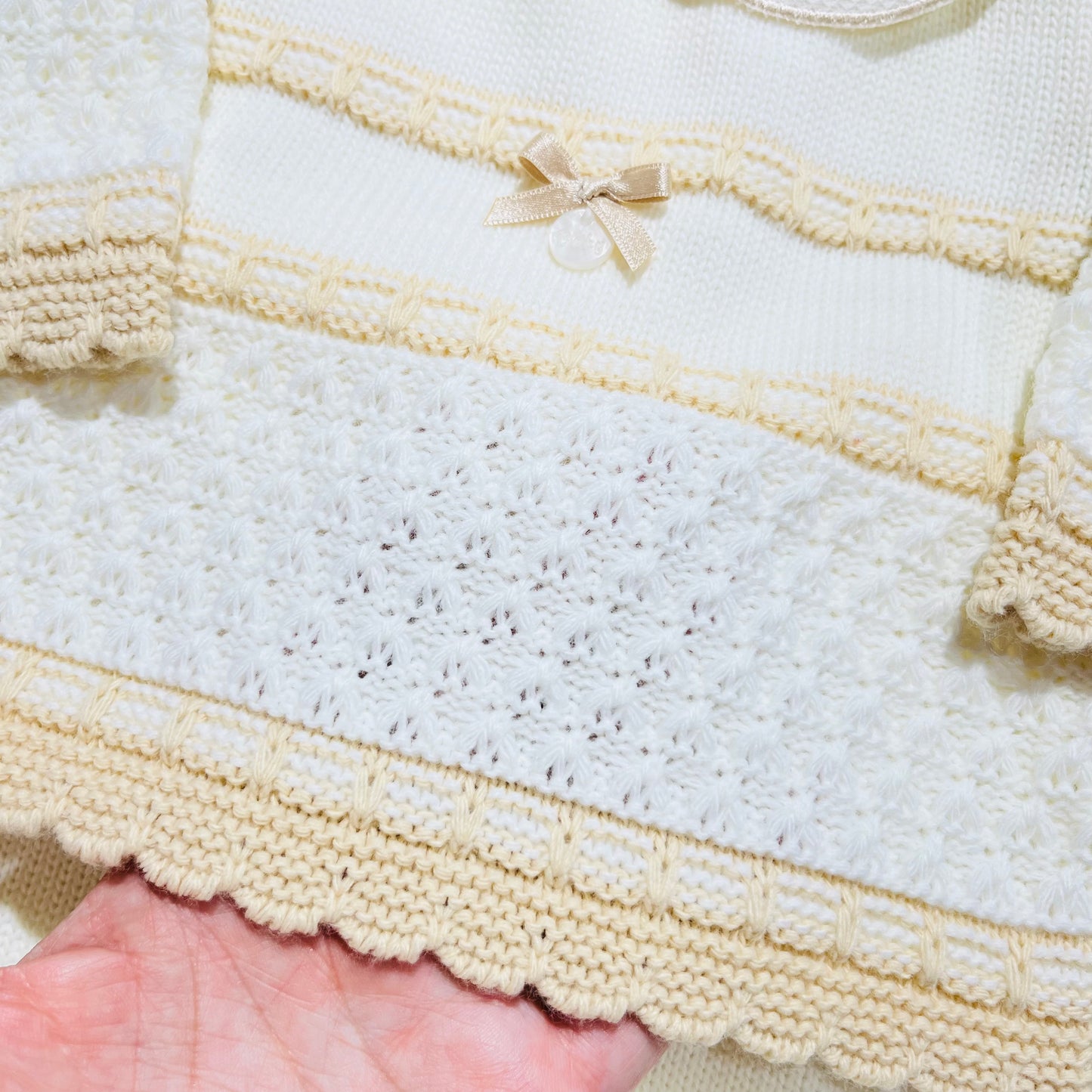 Conjunto de Saída de maternidade para Bebé 0-3 meses - Doçura - Pérola