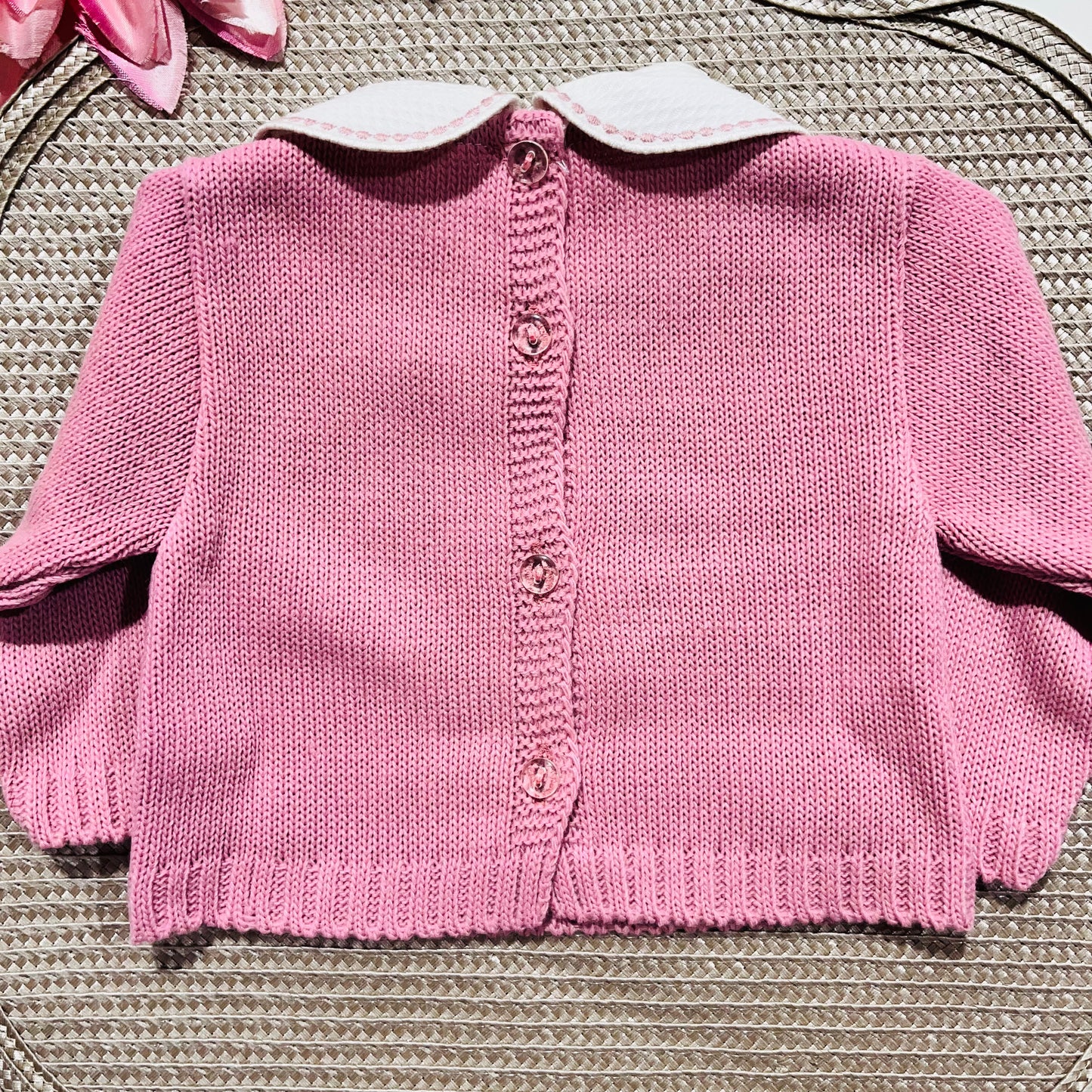 Conjunto em malha 3 peças para bebé - 1M