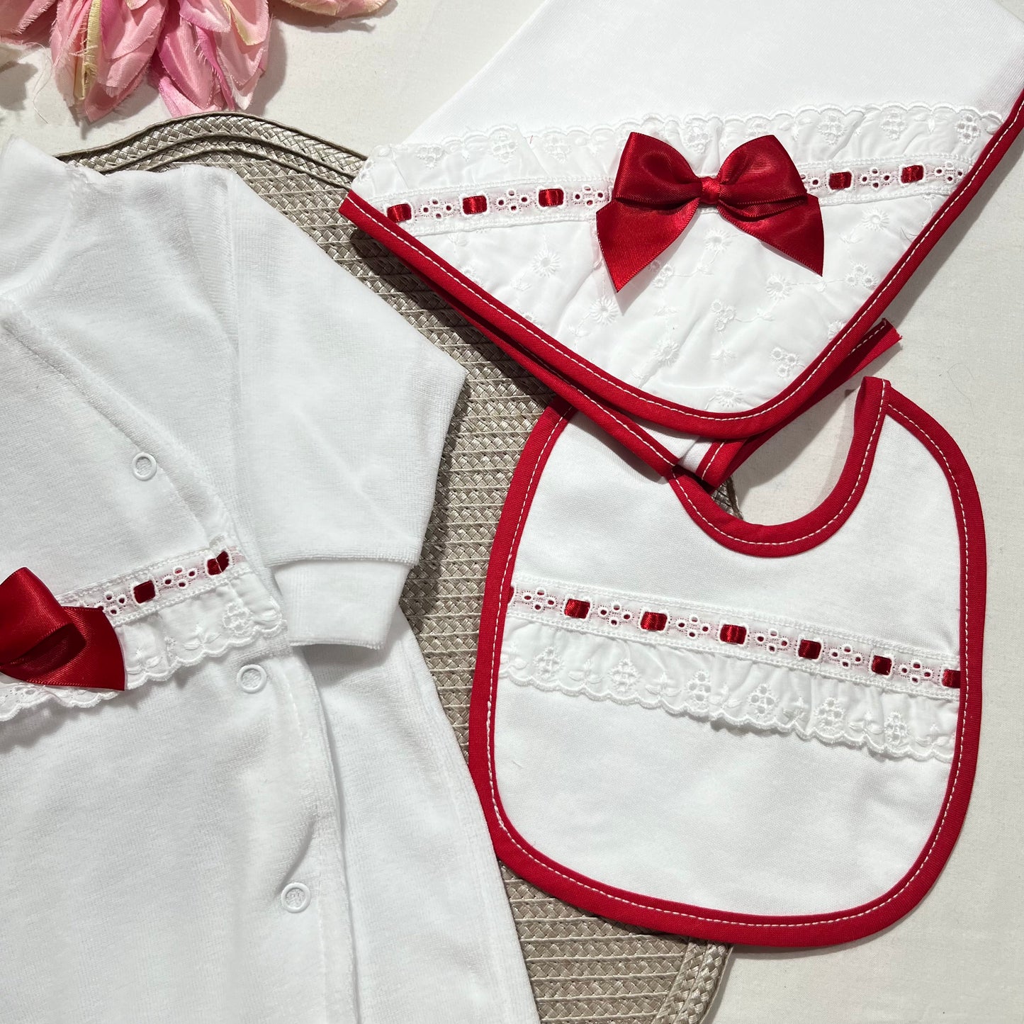 Kit Encanto para bebé - Vermelho