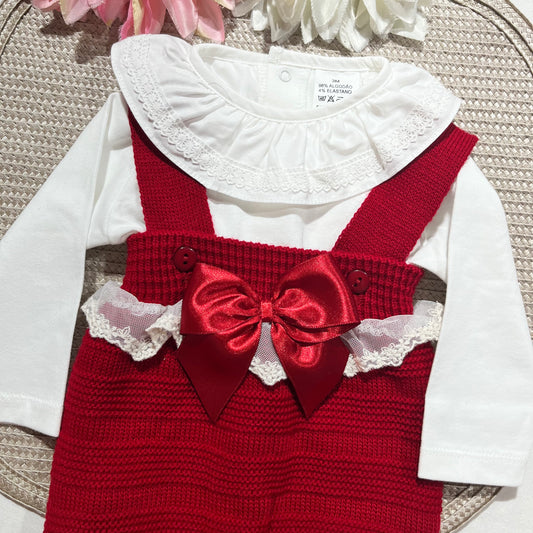 Conjunto Sophia - Fofo e body - Vermelho