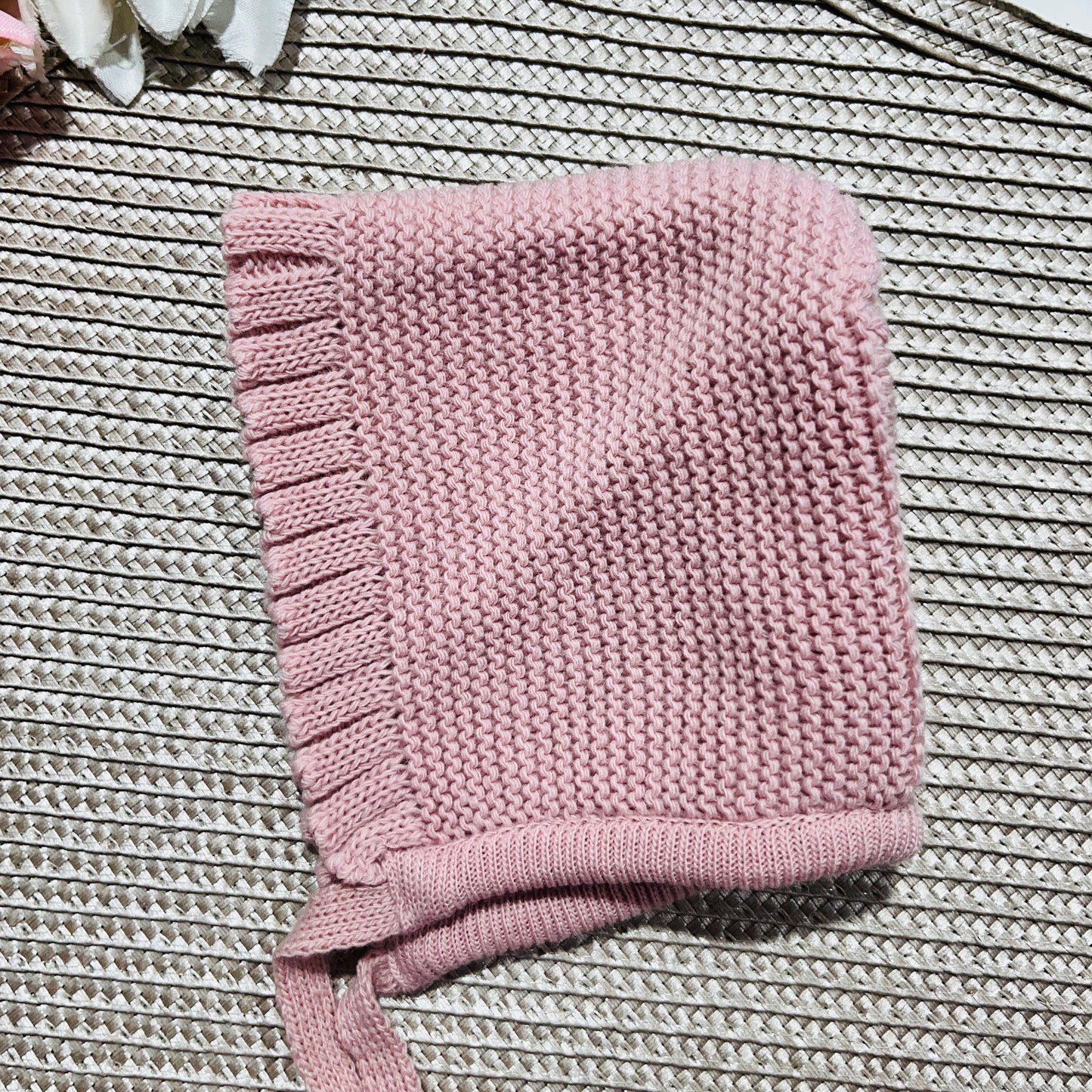 Conjunto Mimo  em malha para bebé - Rosa velho - 1 aos 12M
