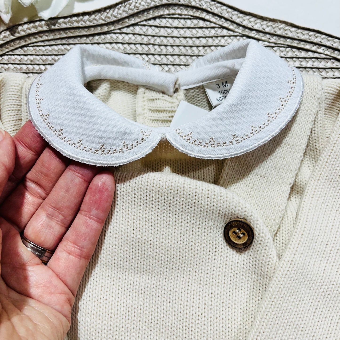 Conjunto Clara  em malha - Areia - 3 e 6M