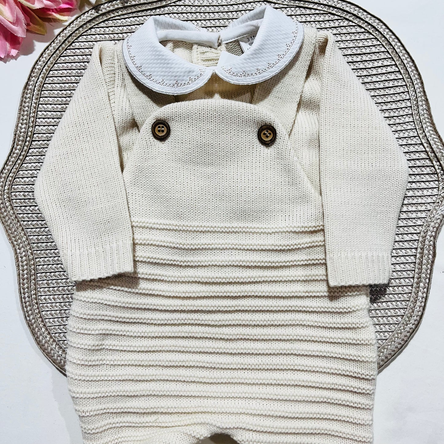 Conjunto Clara  em malha - Areia - 3 e 6M