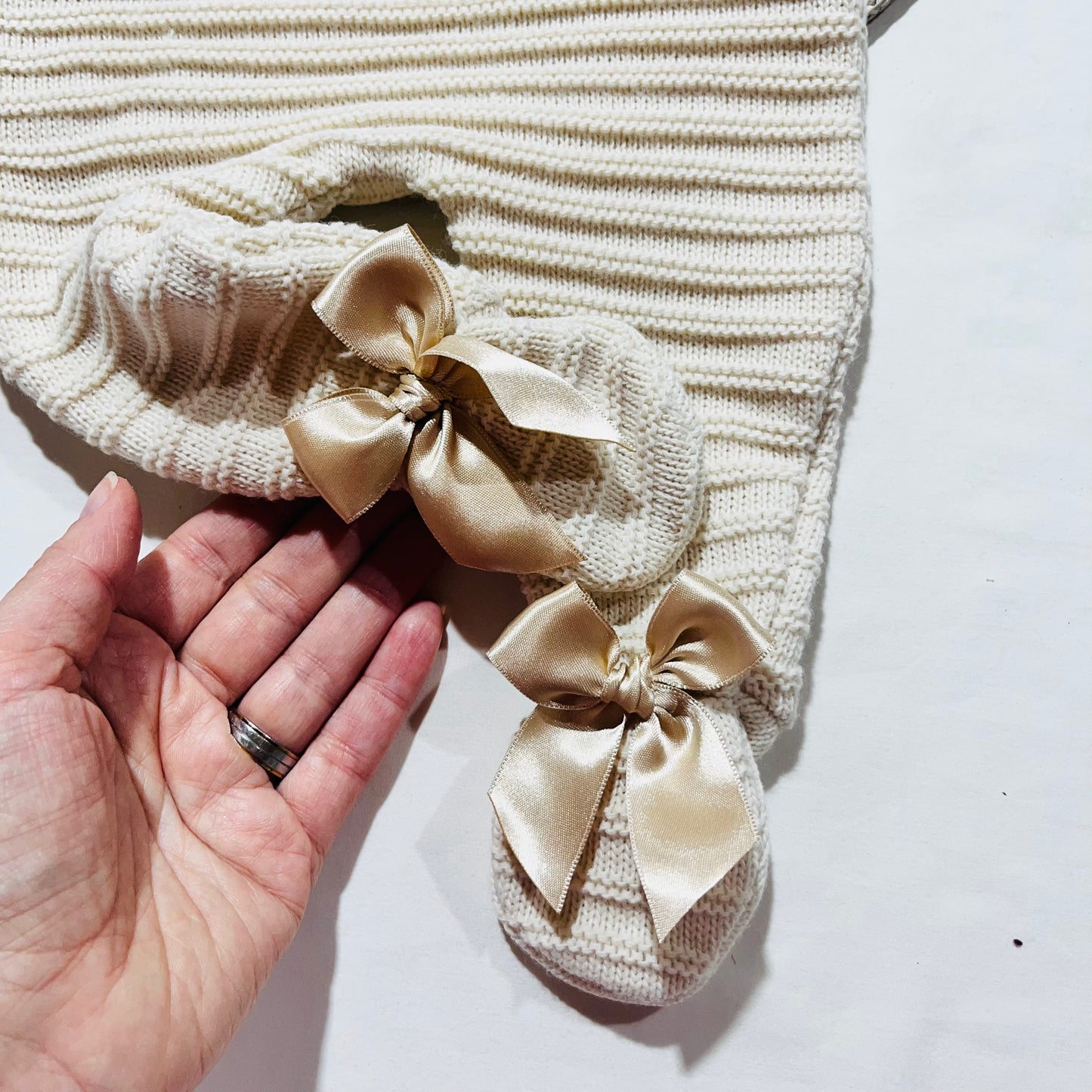 Conjunto Clara  em malha - Areia - 3 e 6M