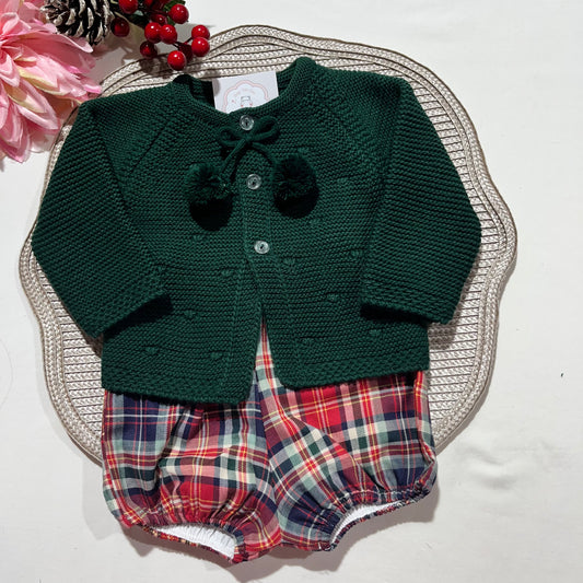 Conjunto Gabriel  para bebé - Verde Pinheiro - 1 aos 12M