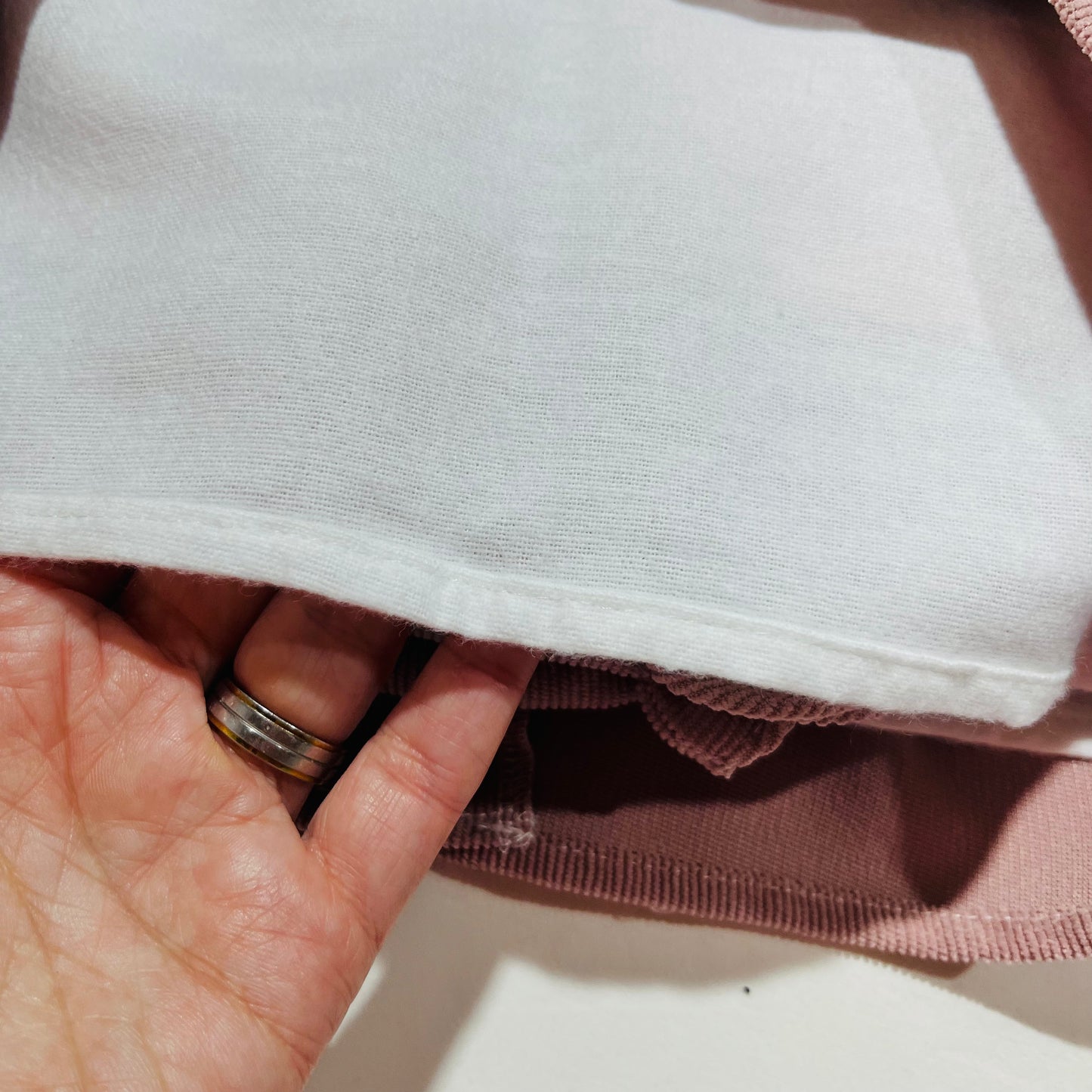 Vestido Aurora  para bebé - Rosa velho -  6 e 12M