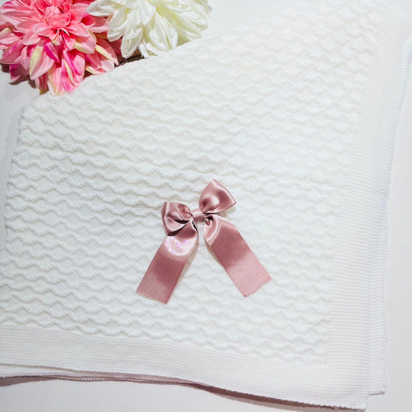 Conjunto Bianca  em malha para bebé  - Fato + Manta - Pérola - 1M