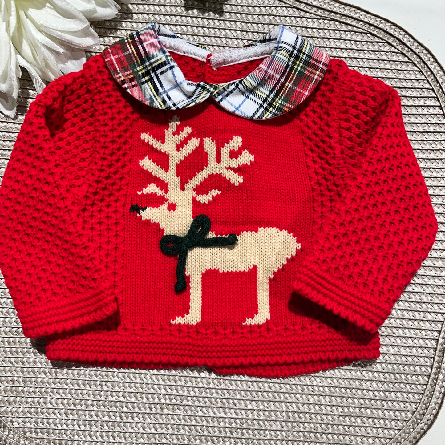 Conjunto Rena para bebé - 1 aos 12M - Vermelho