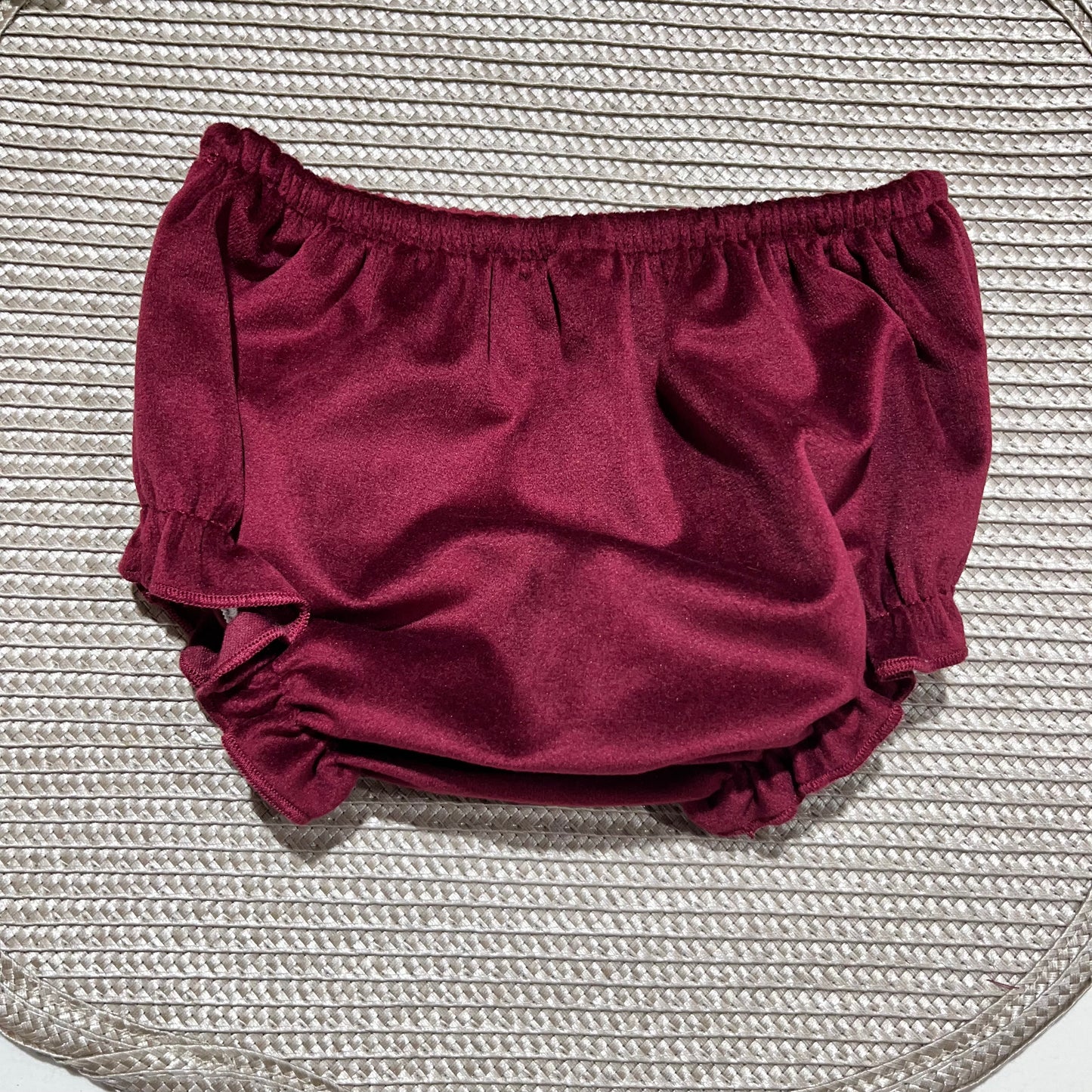 Vestido Sara  em veludo para bebé - PREMIUM - 6 e 12M - Bordou