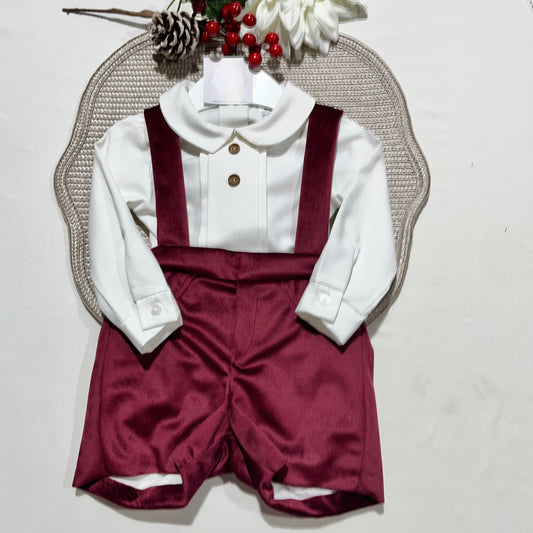 Conjunto Afonso para bebé - 6 e 12M - Bordou