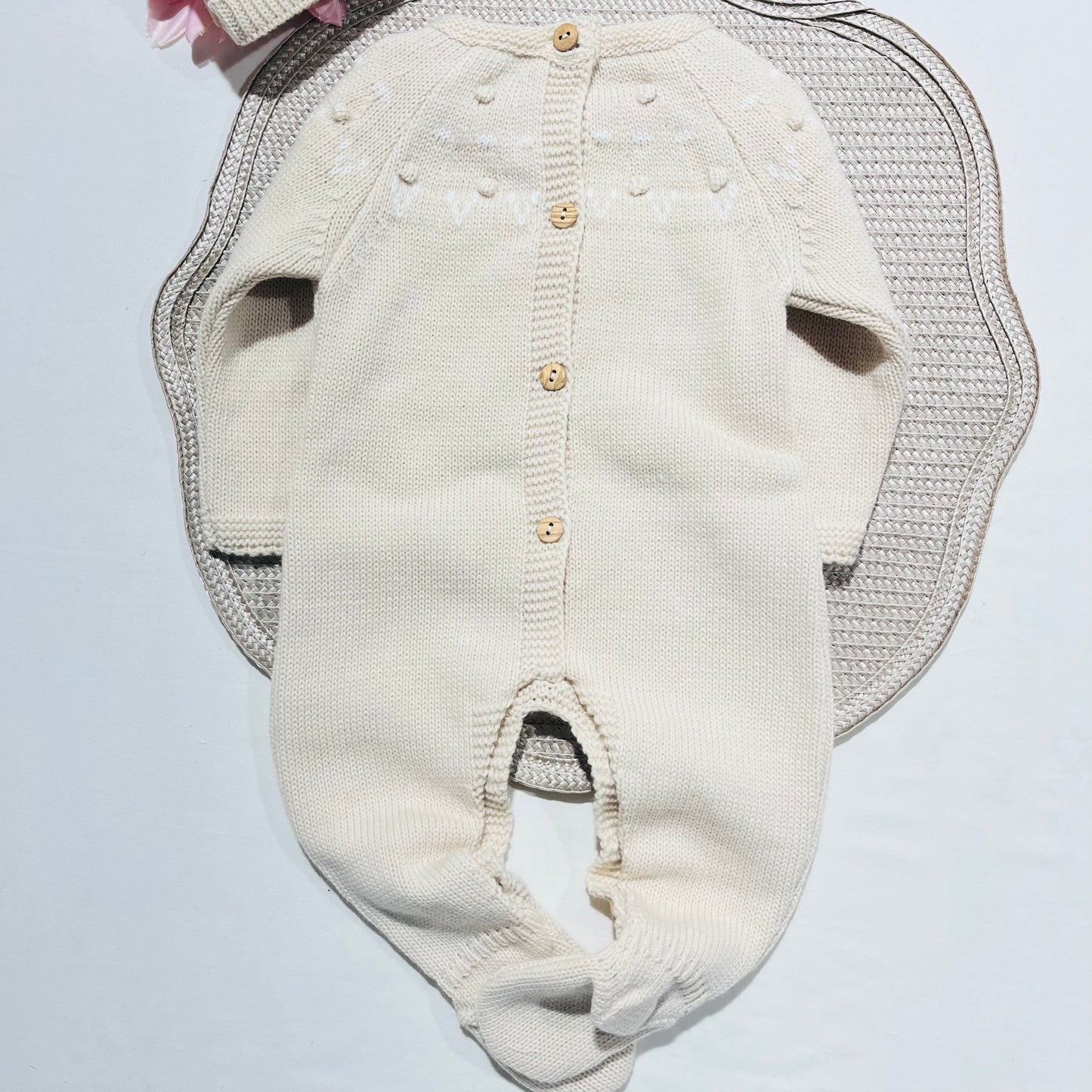 Conjunto Macacão + Gorro Pipoca