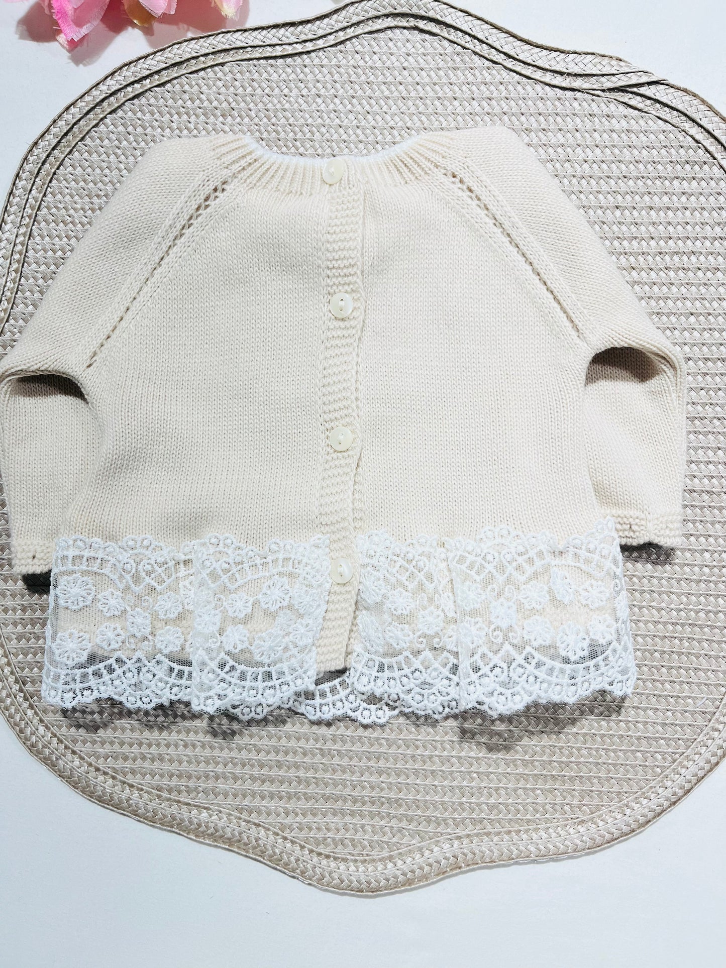 Conjunto Inês para bebé - 1 e 3M - Areia