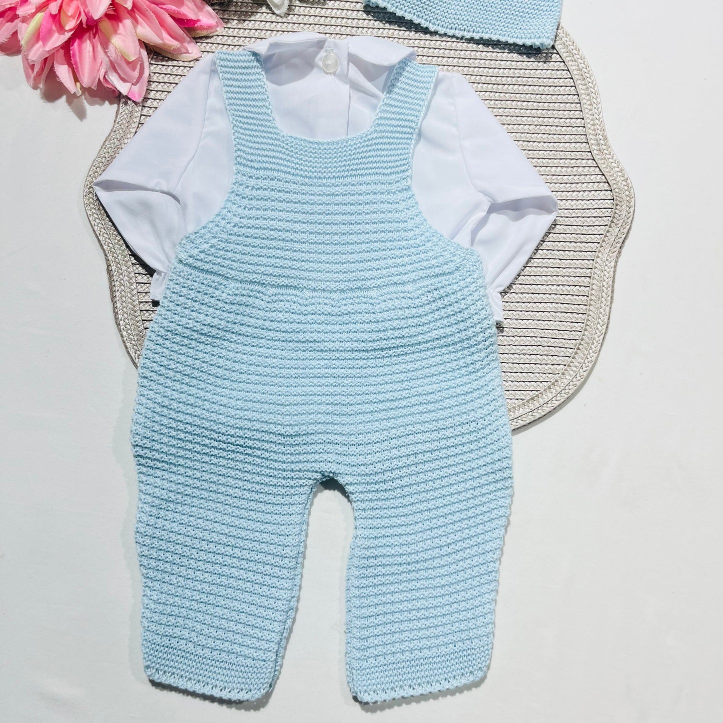 Conjunto de bebé - 3 peças - 1/3M - Azul bebé