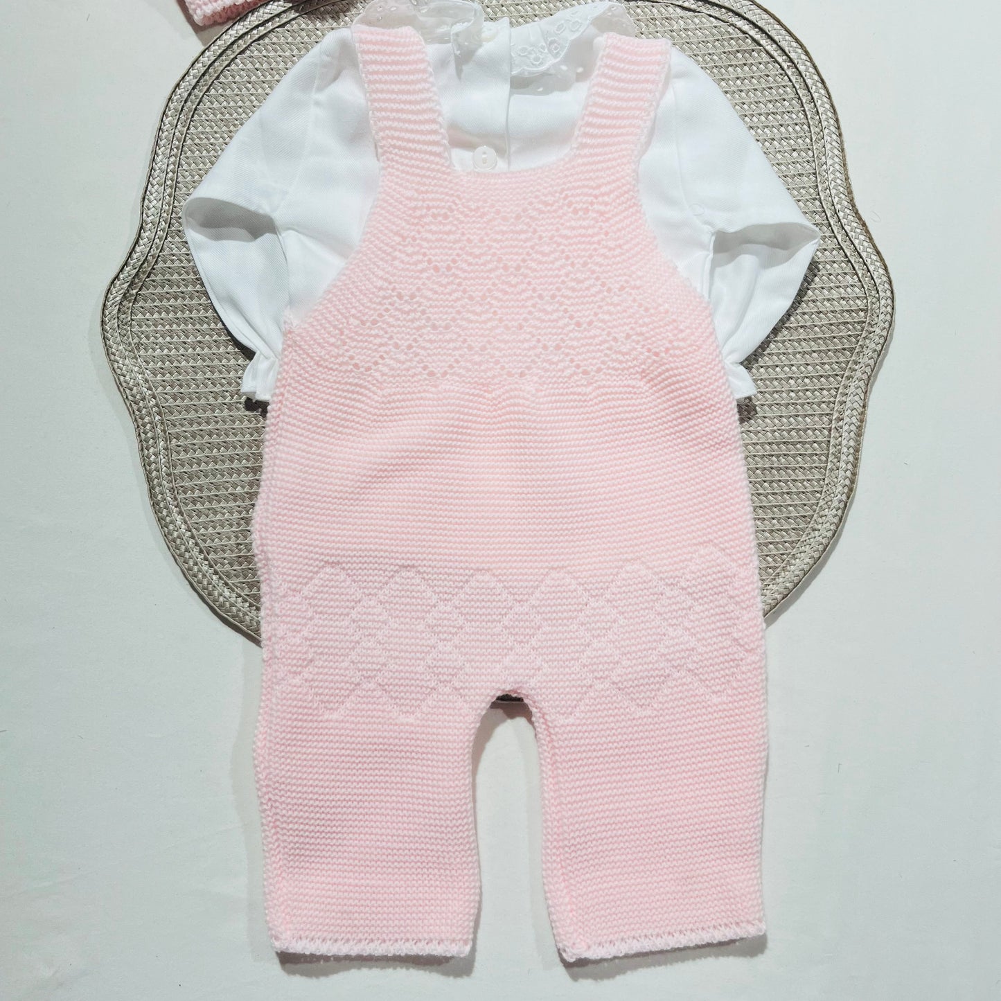 Conjunto Ternura para bebé - 1/3M - Rosa bebé