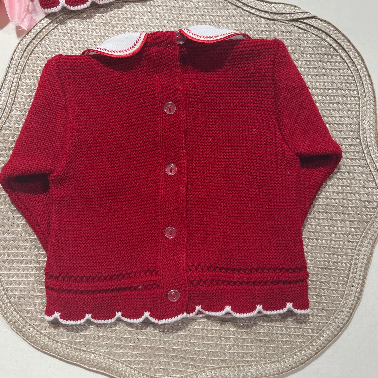 Conjunto Encanto para bebé - 1/3M - Vermelho
