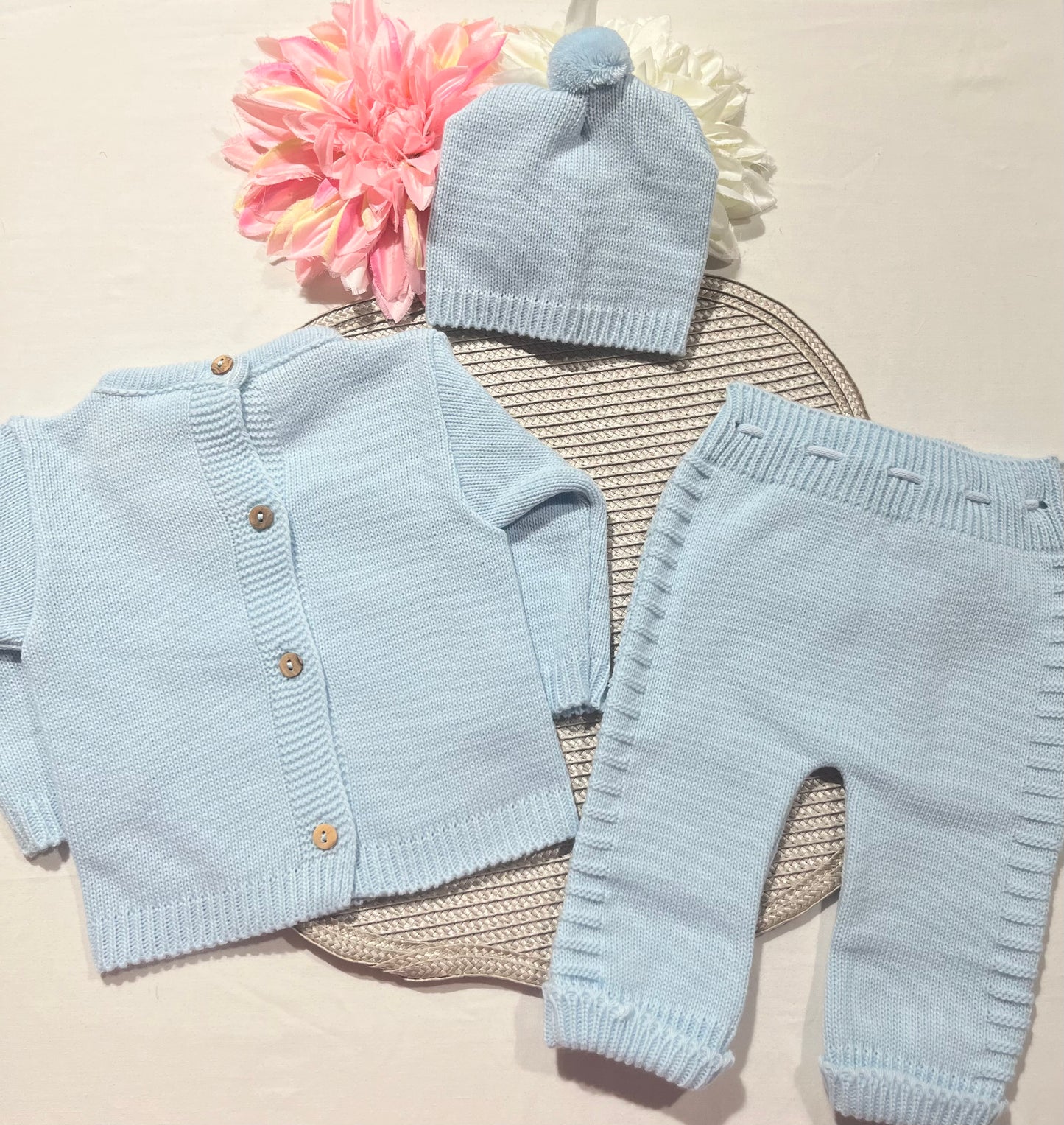 Conjunto Noa para bebé - 1/3M - Azul bebé
