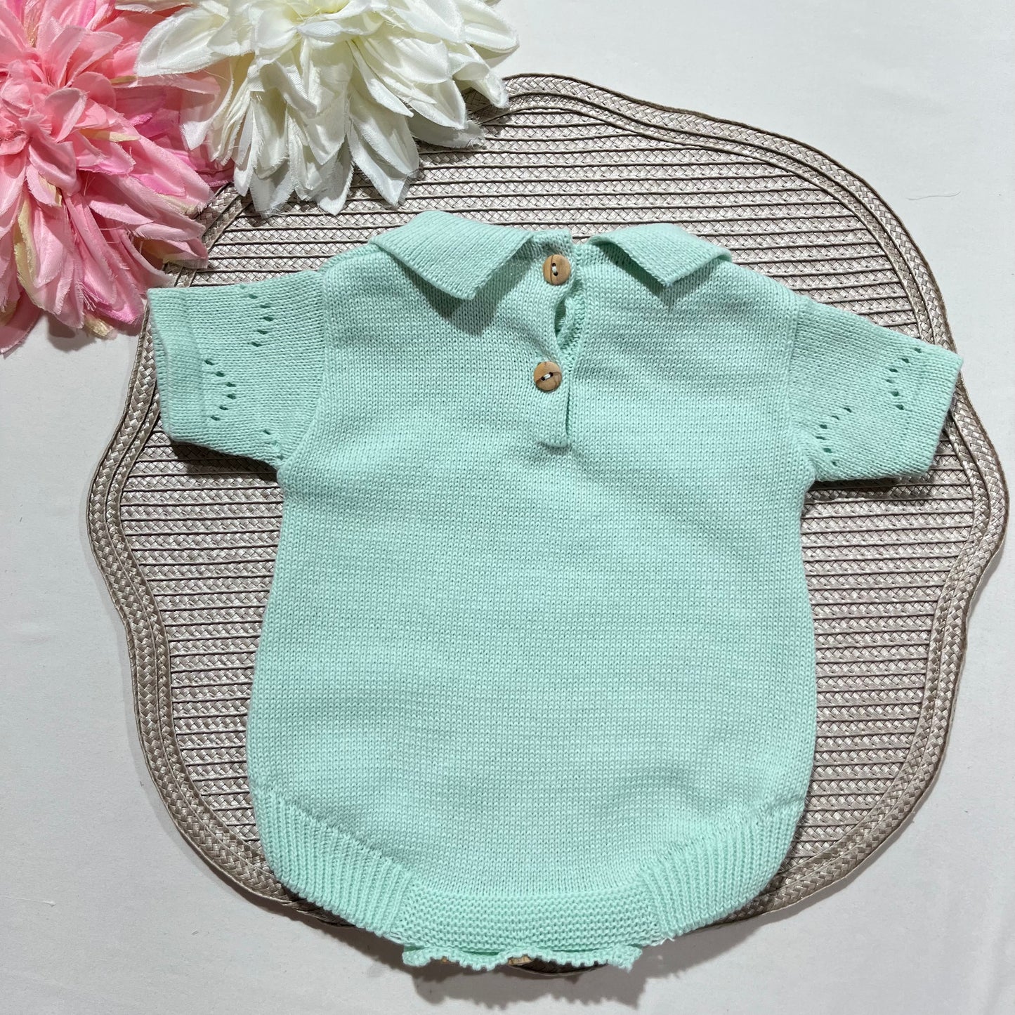 Fofo clássico para bebé menino -0/3M verde água