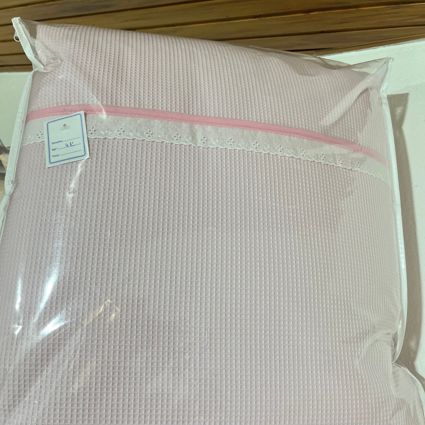 Conjunto Renda - Edredom + protector + Almofada  para Cama de Grades