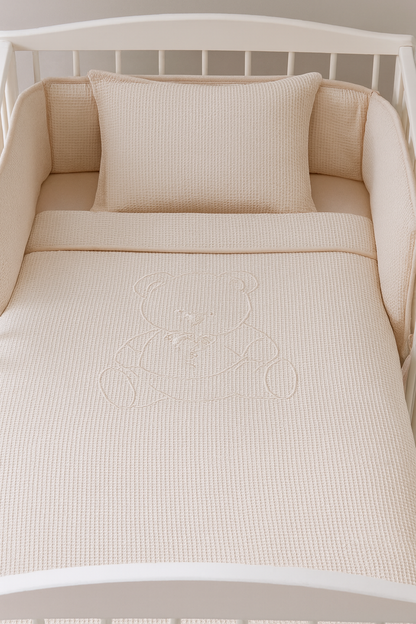 Conjunto Edredom + protector + Almofada  para Cama de Grades