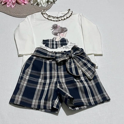 Conjunto camisola e calção bebé