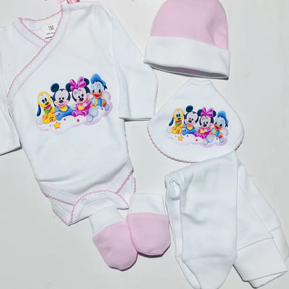Conjunto interior 100% algodão bebé Disney - Várias cores