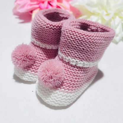 Carapins bebé malha - pompom