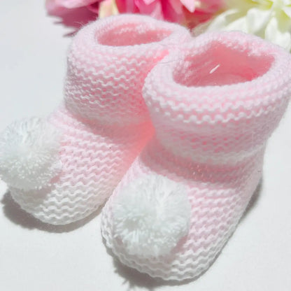 Carapins bebé malha - pompom