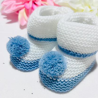 Carapins bebé malha - pompom
